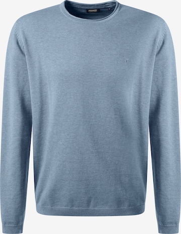 Pioneer Authentic Jeans Pullover in Blau: Vorderseite
