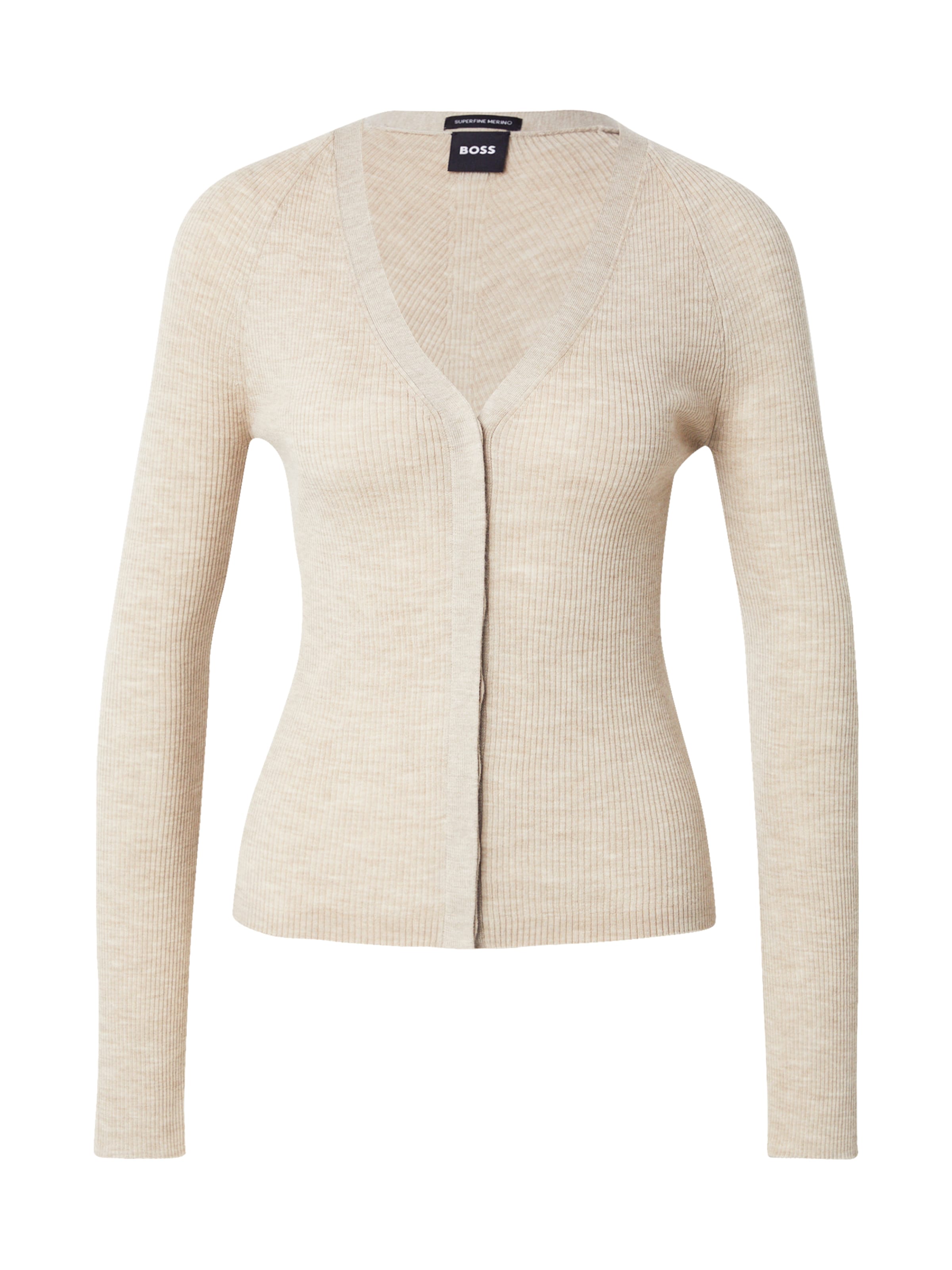 BOSS Kardigan 'Friva' w kolorze beżowy: przód