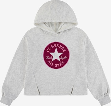 CONVERSE Bluzka sportowa w kolorze szary: przód
