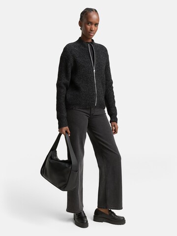 TOM TAILOR DENIM Knit Cardigan in Grey