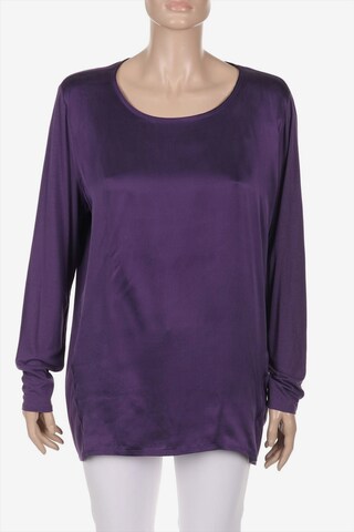 REPEAT Cashmere Top & Shirt in L in Purple: front