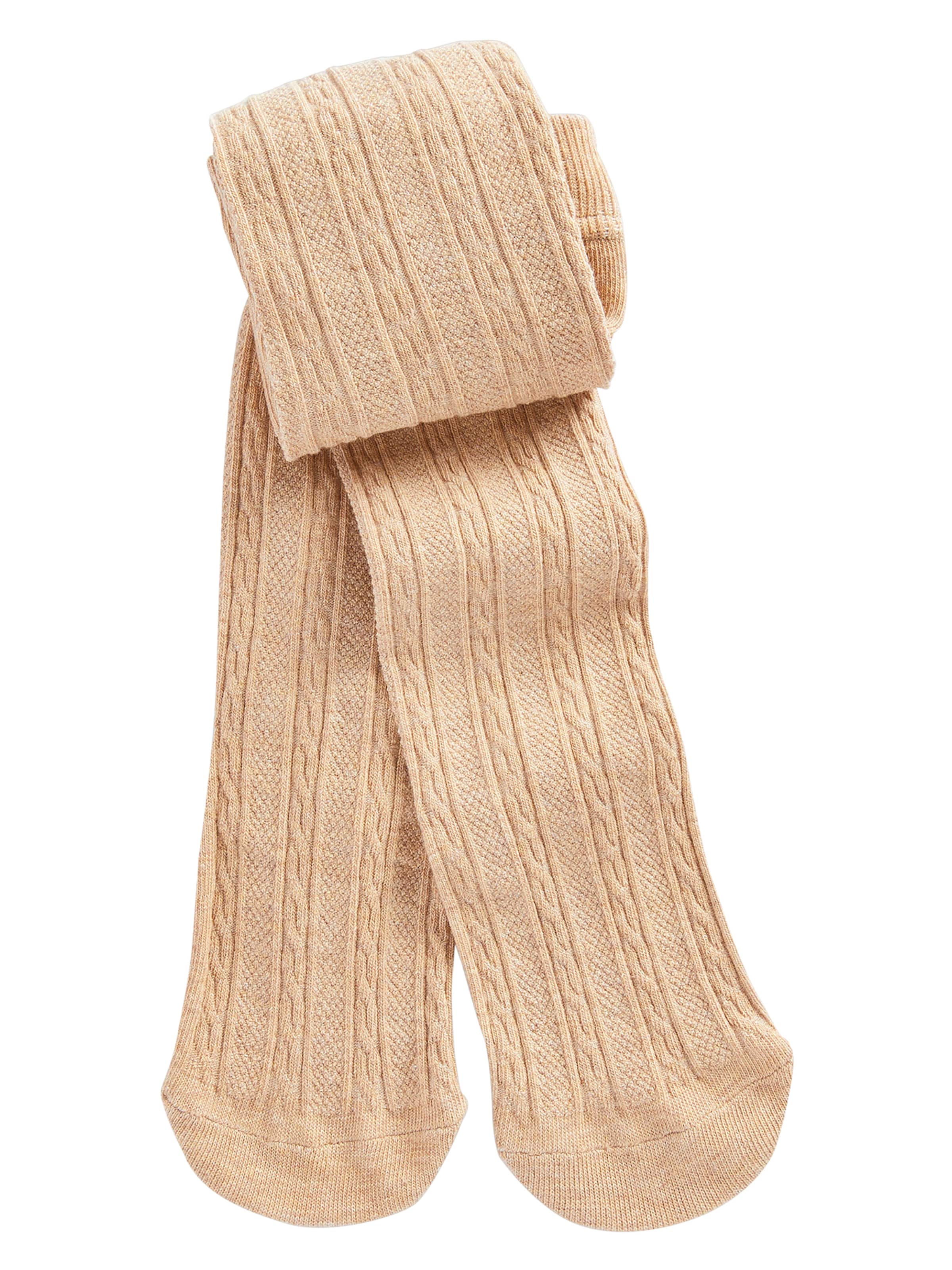 Next Чорапогащи в бежово: отпред