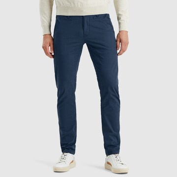 PME Legend Regular Chino Pants in Blue: front