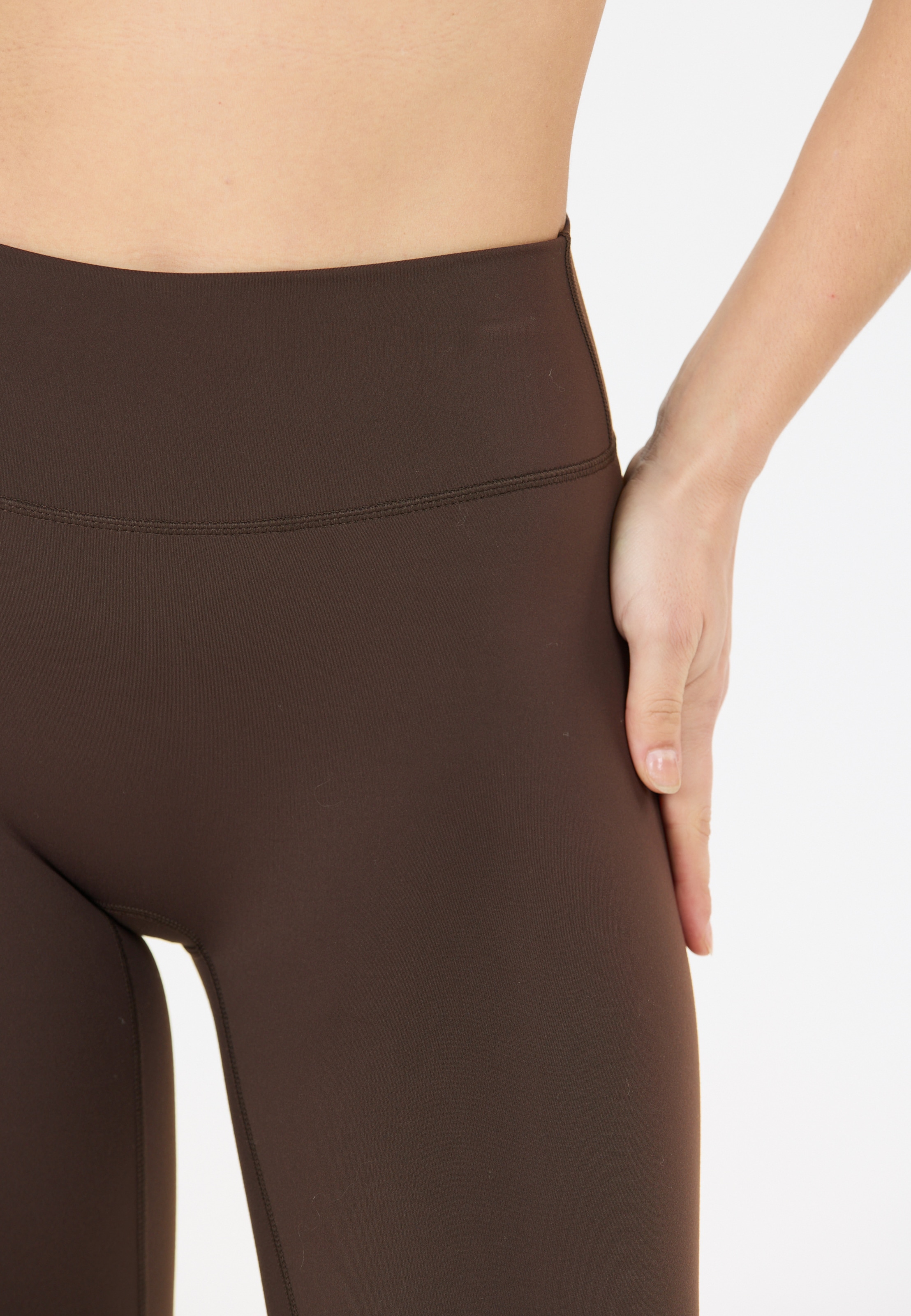 Athlecia Skinny Sports trousers 'Emarri' in Brown