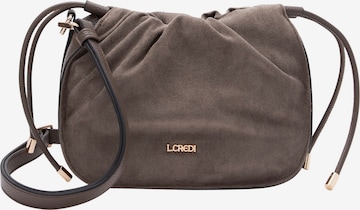 Sac à bandoulière 'Pheline' L.CREDI en gris : devant