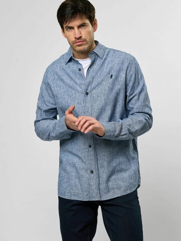 MCS Regular fit Overhemd 'Pasadena' in Blauw: voorkant