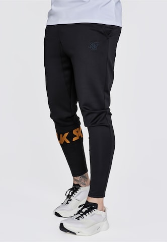 SikSilk - Tapered Pantalón 'Dynamic' en negro