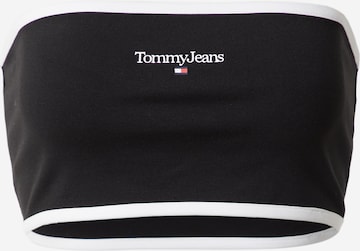 Tommy Jeans Τοπ σε μαύρο: μπροστά