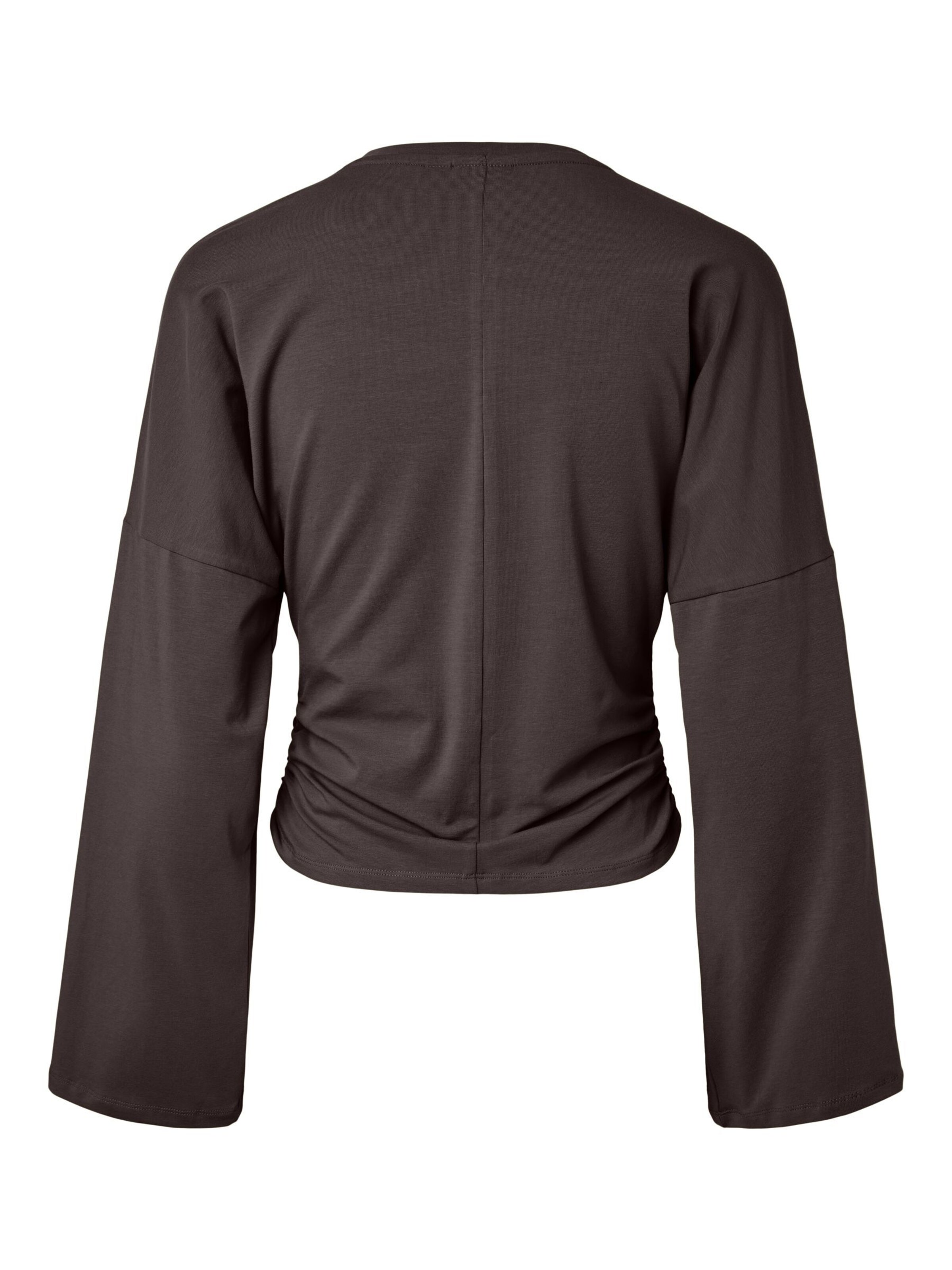 PIECES Shirt 'PCAlli' in Braun