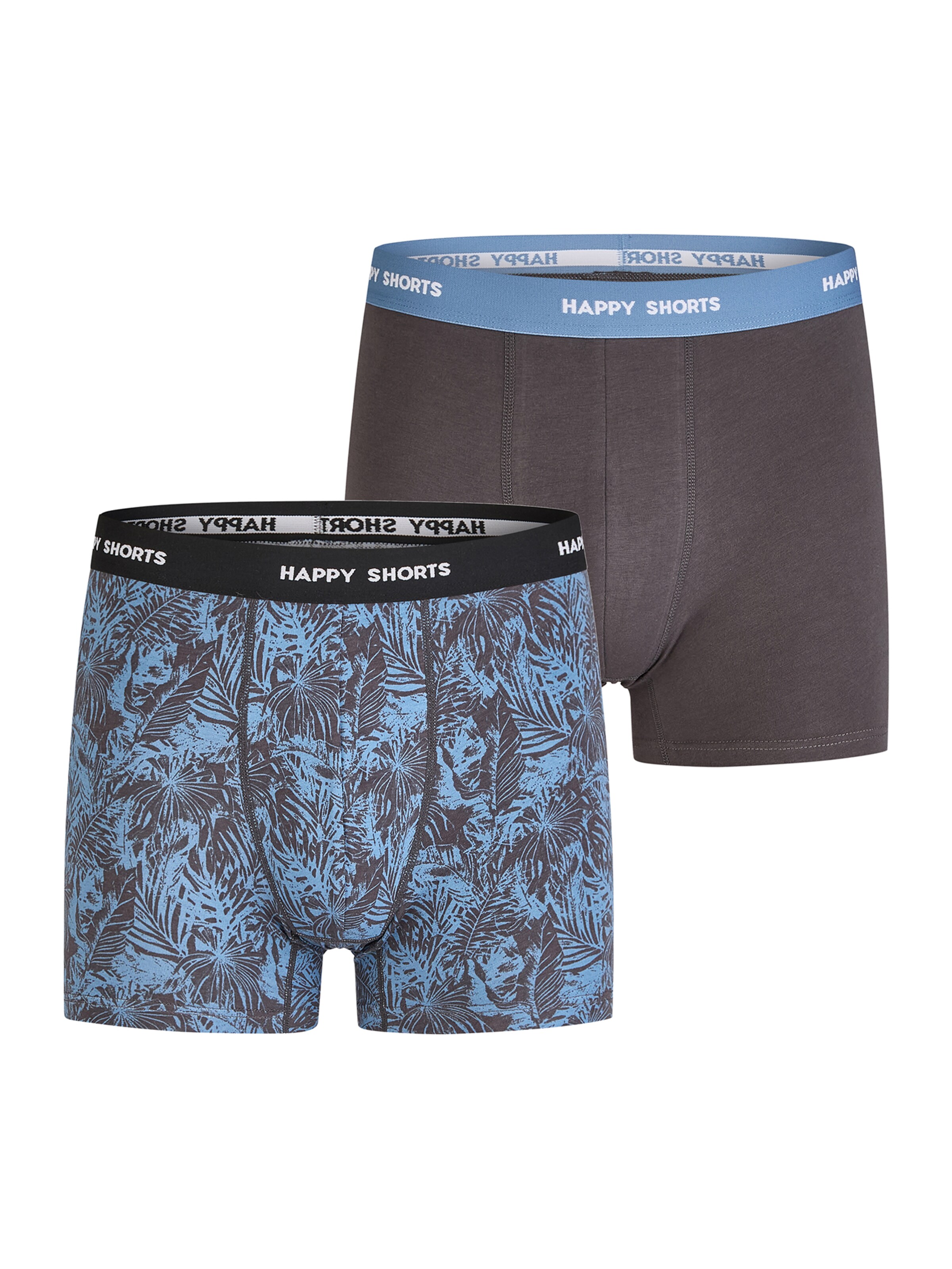 Boxers ' Oktober ' Happy Shorts en bleu : devant