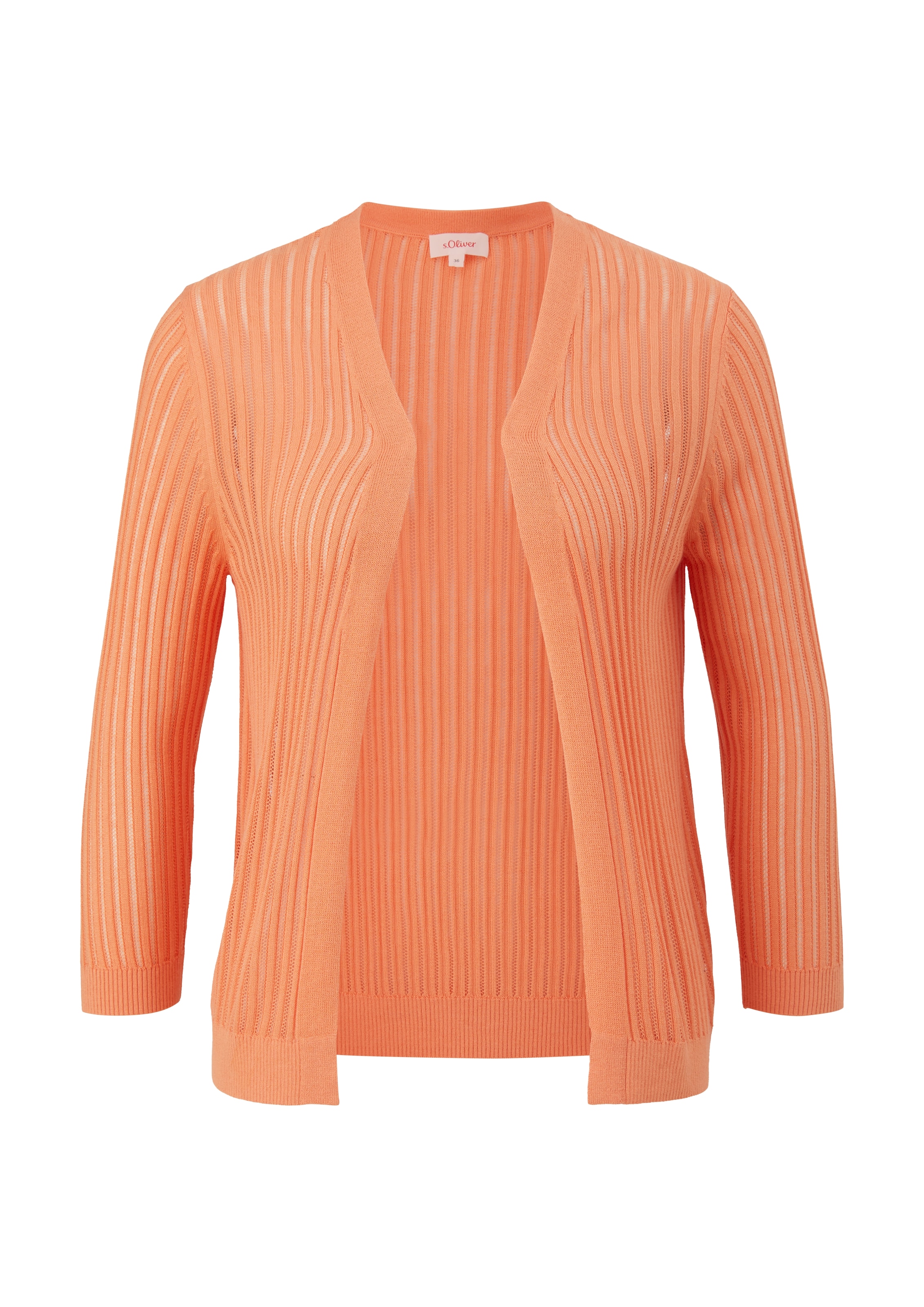 Cardigan s.Oliver en orange : devant