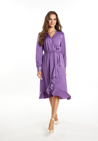 faina Cocktail Dress in Purple