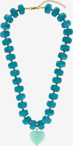Lucardi Necklace in Blue: front