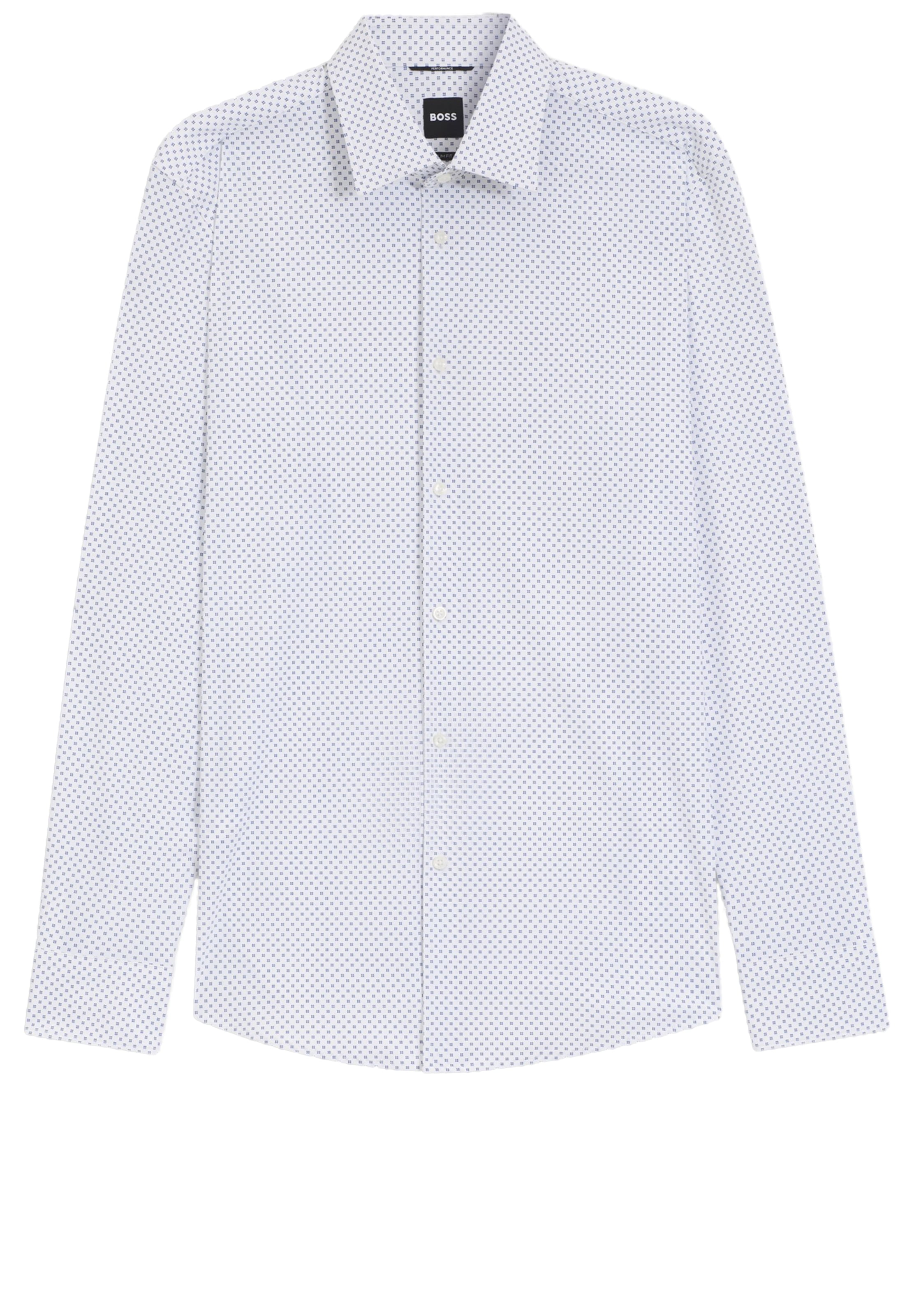 BOSS Button Up Shirt ' Hank' in Blue: front