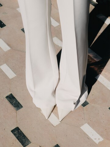 évasé Pantalon à plis millane en beige
