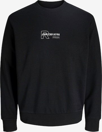 Sweat-shirt 'JREBZAKI' JJ Rebel en noir : devant