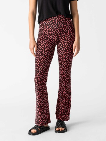 Les Lunes Flared Leggings 'Belle' in Pink: front