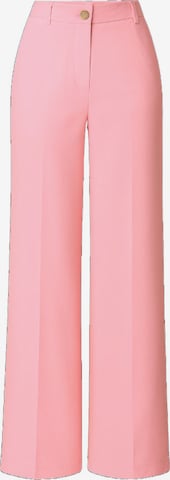BASE LEVEL CURVY Bügelfaltenhose in Pink: Vorderseite