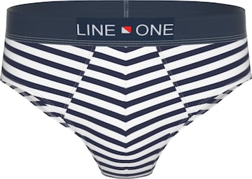 Line One Slip 'Herren Slips aus Baumwolle' in Blau: Vorderseite