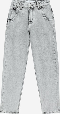 Calvin Klein Jeans Loosefit Jeans i grå: forside