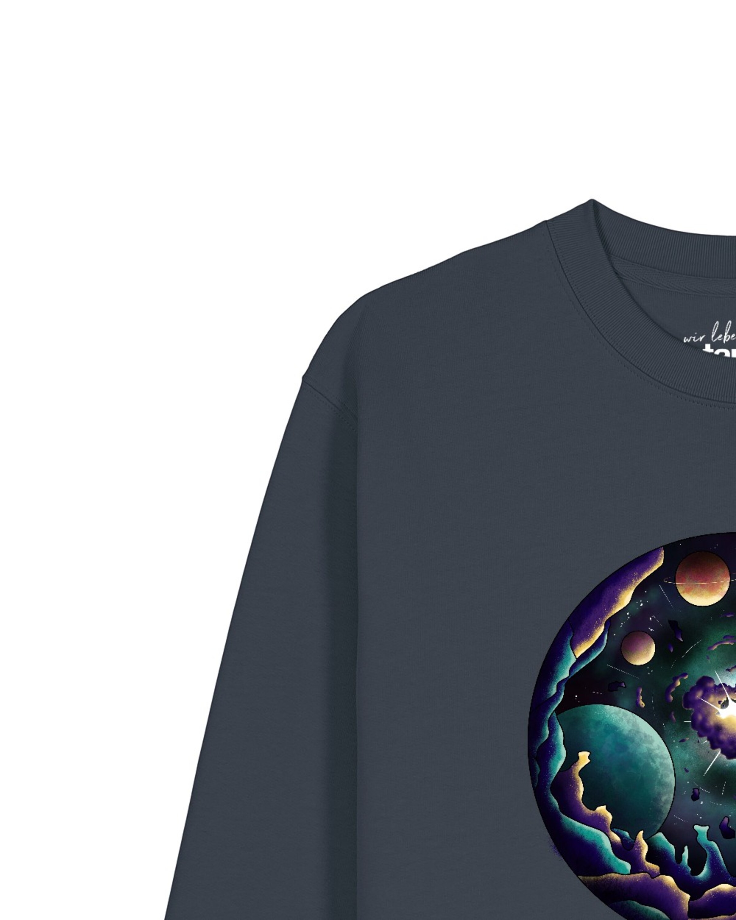 Watapparel Sweatshirt 'Urknall' in Grey