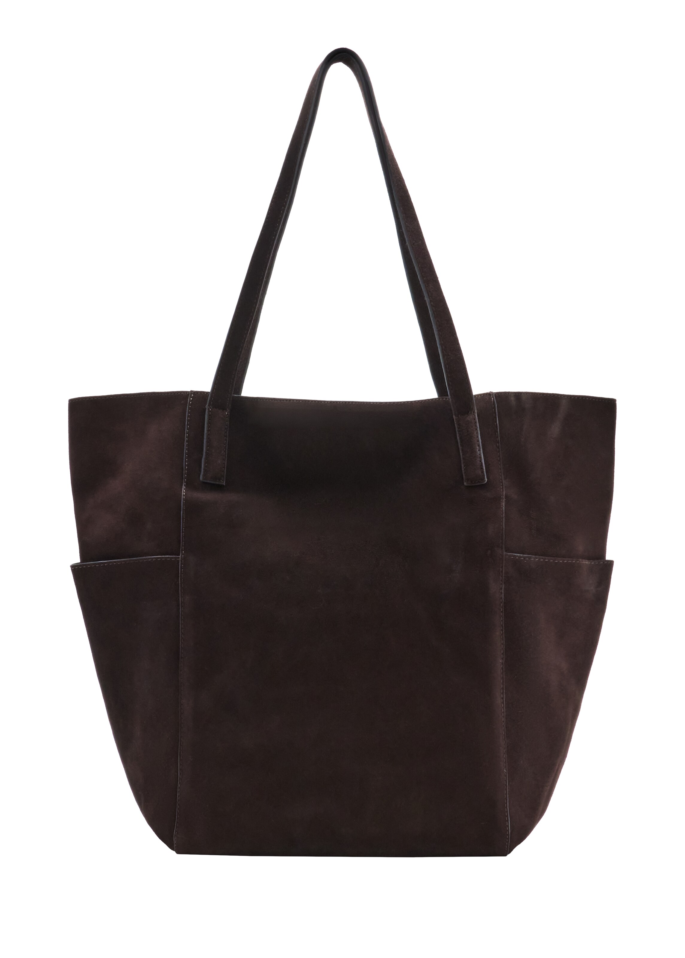 MANGO Shopper 'ALMUDENA' in Braun: Vorderseite