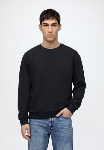 JJ Rebel Sweatshirt 'JREBCREST' in Zwart: voorkant