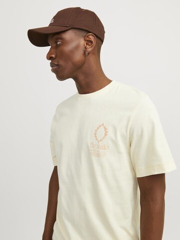 JACK & JONES Shirt 'JORNoto' in Beige