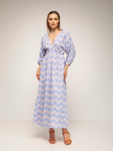 Tantra Summer Dress in Blue: front
