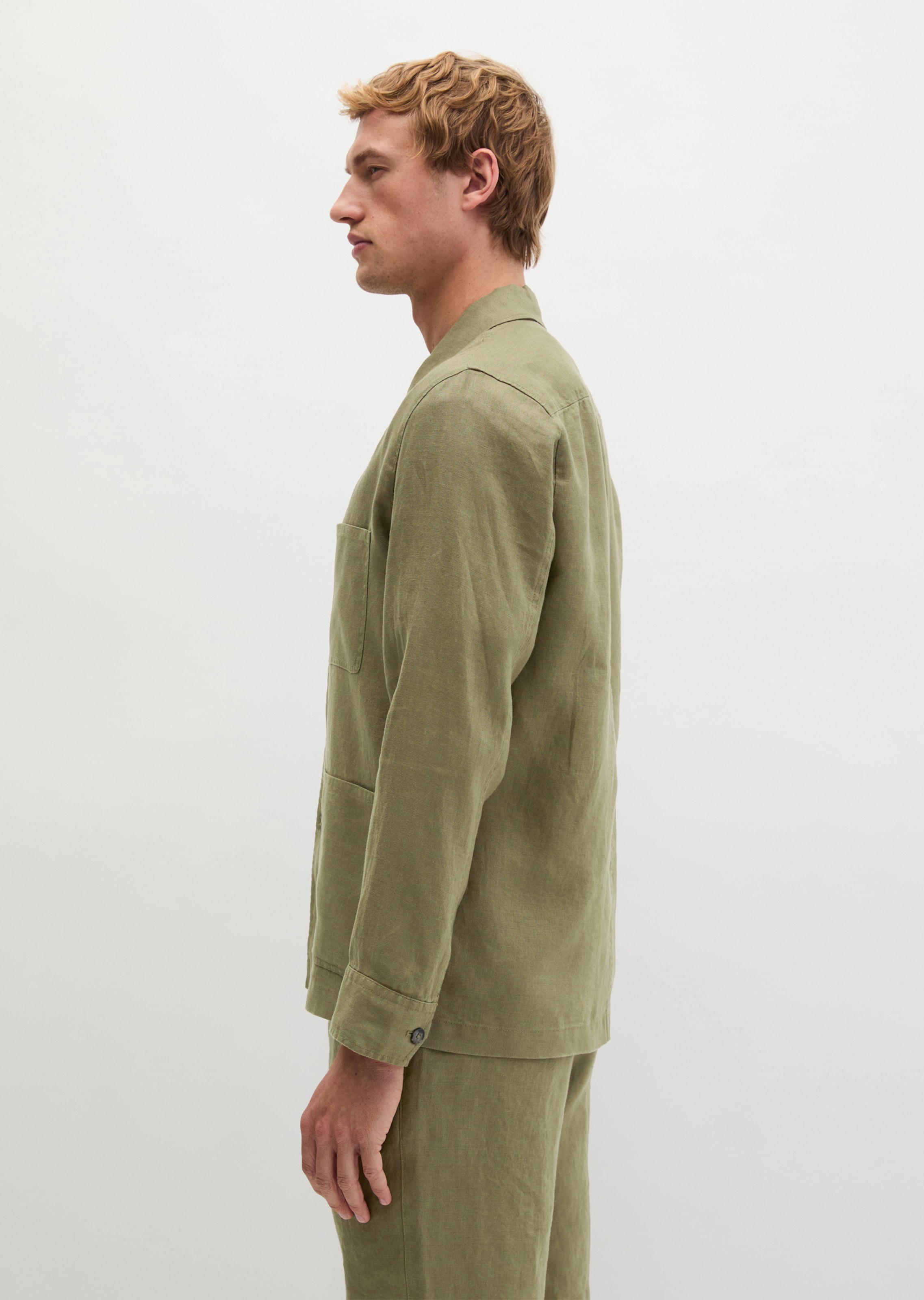 Fit confort Veste de costume Marc O'Polo en vert