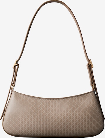 Calvin Klein - Mala de ombro em cinzento: frente