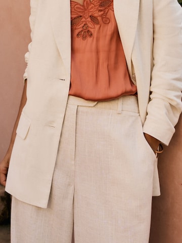 Friends Like These Широкий Плиссированные брюки в Бежевый