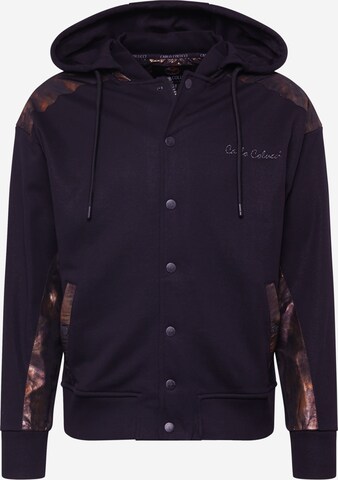 Carlo Colucci Zip-Up Hoodie 'Dardano' in Black: front