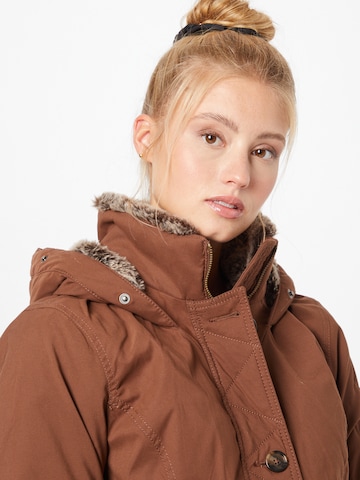 HOLLISTER Zimní parka – hnědá