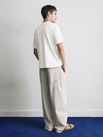 Pull&Bear Majica | bela barva
