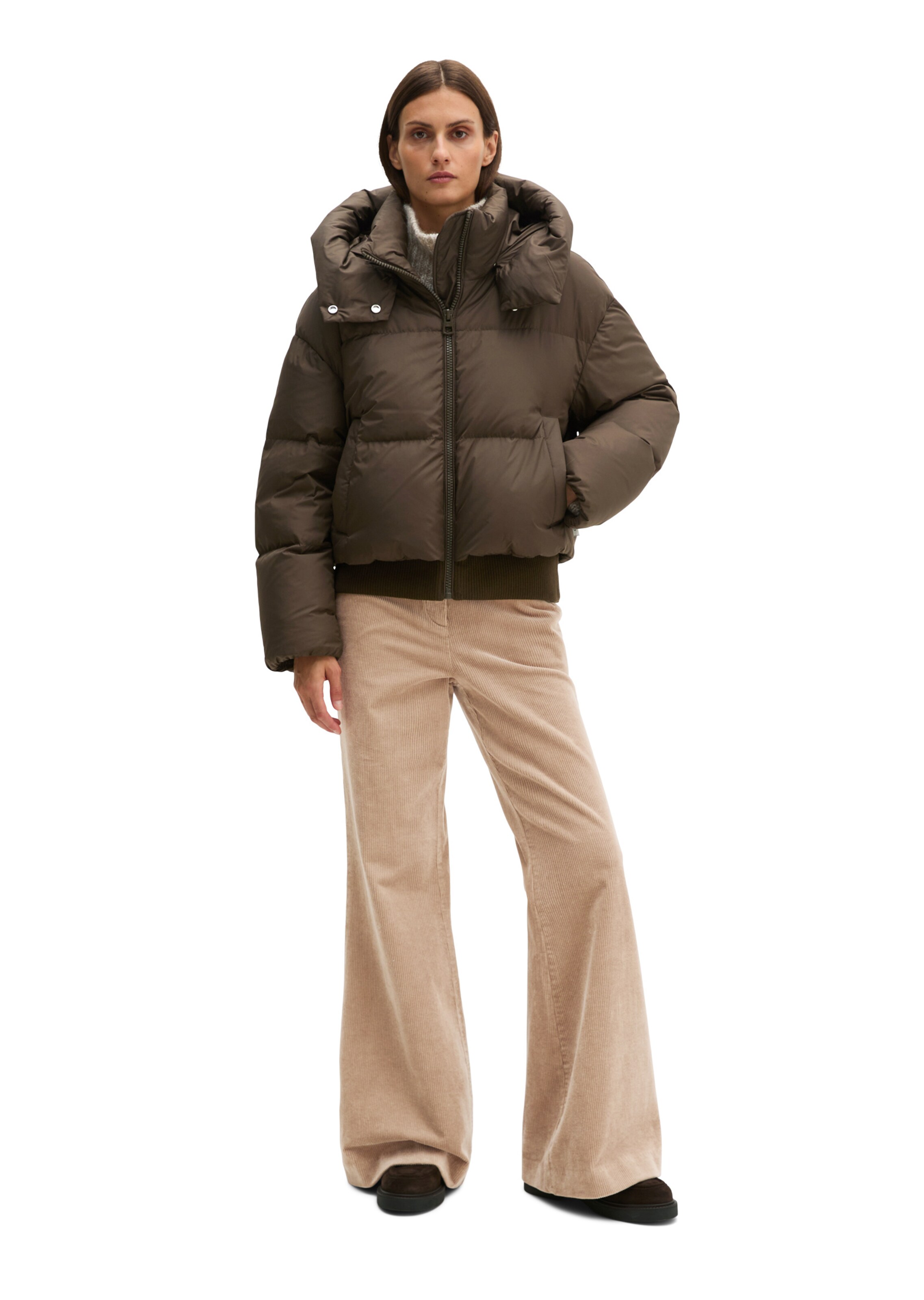 Marc O'Polo Jacke in Braun: Vorderseite