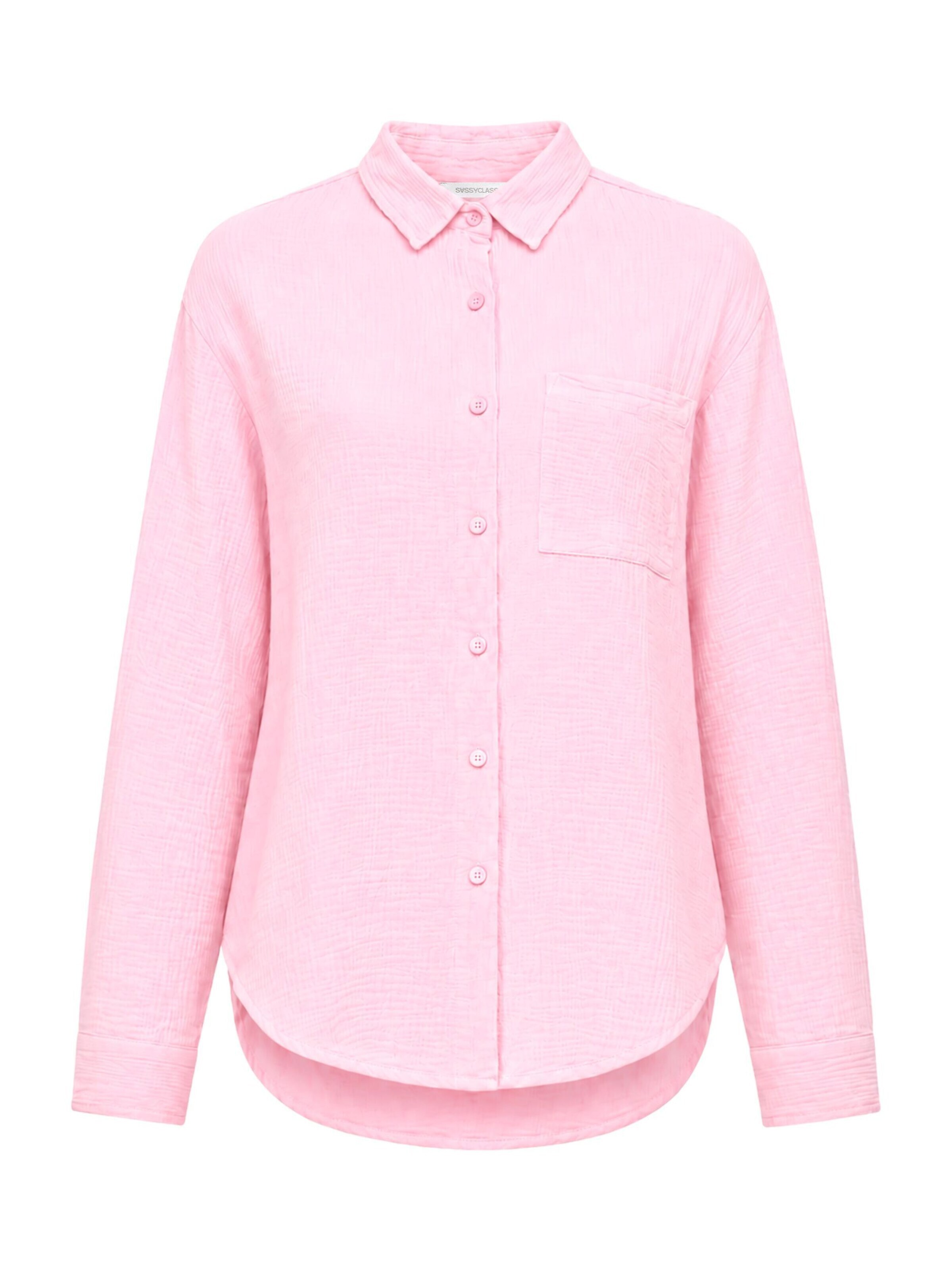 SASSYCLASSY Bluse‌‌‌‌‌‌‌‌‌‌ in Pink: Vorderseite
