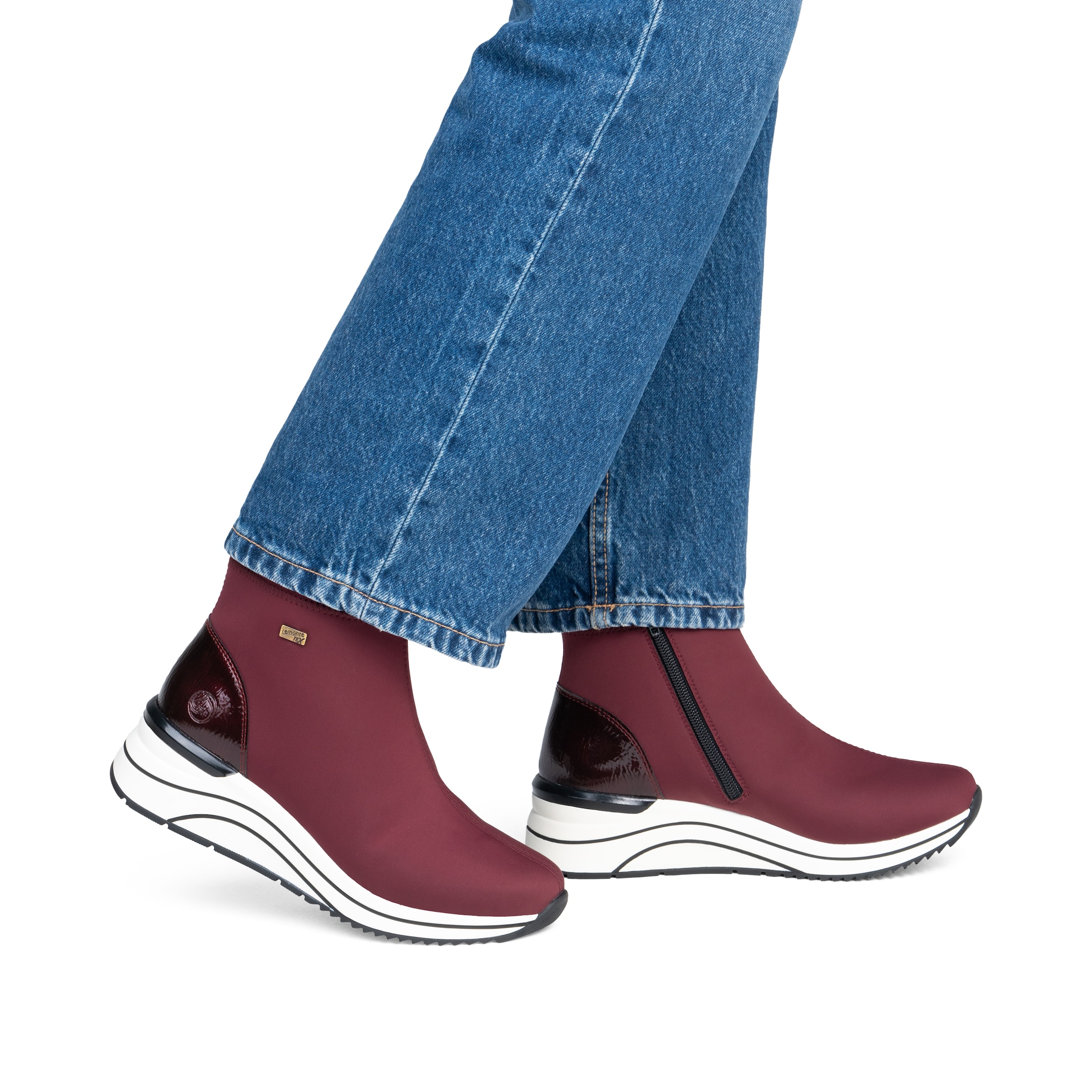 Bottines REMONTE en rouge