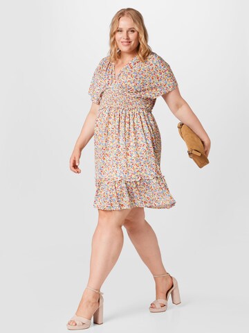 ONLY Curve Summer dress 'PELLA' in Beige