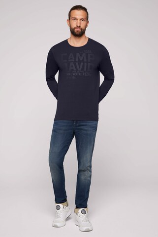 T-Shirt CAMP DAVID en bleu