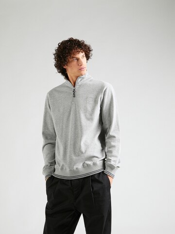 INDICODE JEANS Sweatshirt 'Vobber' in Grau: Vorderseite
