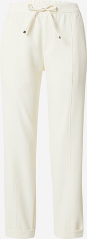 ESPRIT Pleated Pants 'Munich' in White: front