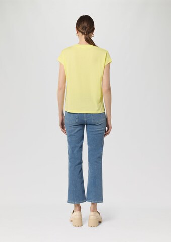 T-shirt comma casual identity en jaune : derrière
