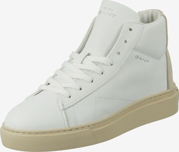 GANT Sneakers hoog in Wit: voorkant