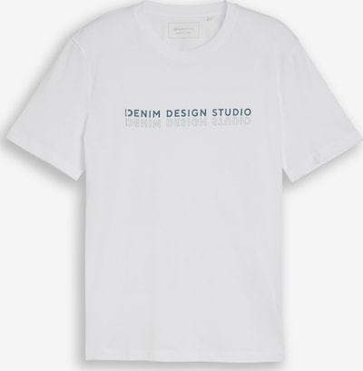 TOM TAILOR DENIM T-Shirt en XS en vert / pétrole / blanc, Vue avec produit