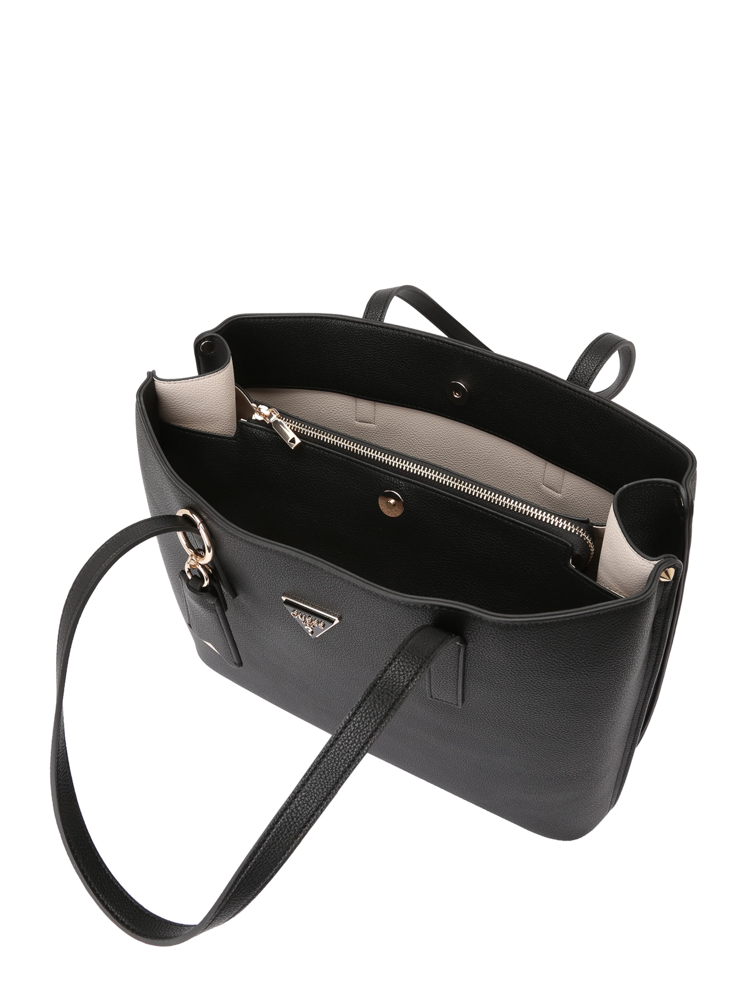 juoda GUESS Pirkinių krepšys 'MERIDIAN II GIRLFRIEND TOTE'