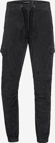 INDICODE JEANS Cargobroek 'Walker' in Zwart: voorkant