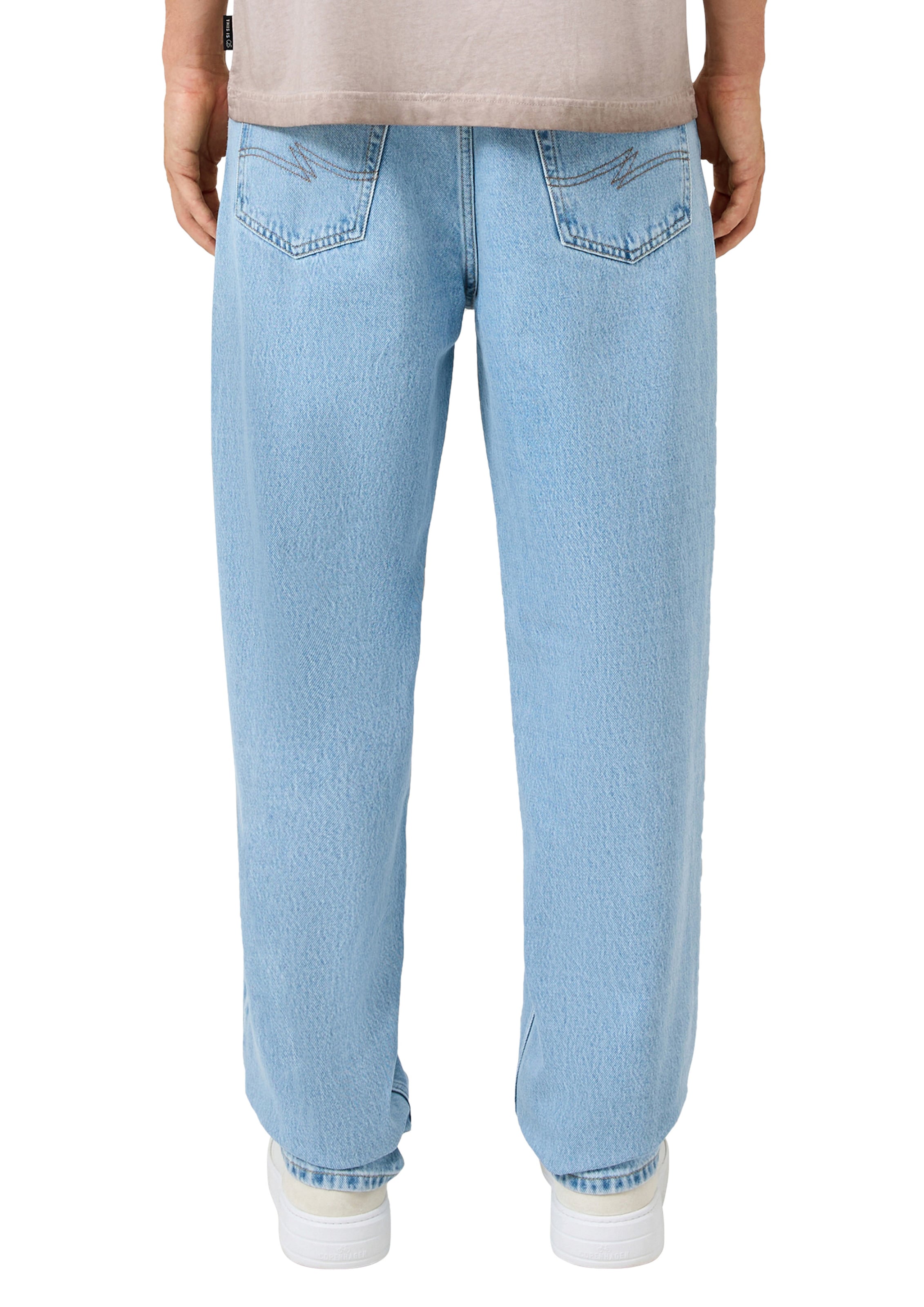 Regular Jean QS en bleu