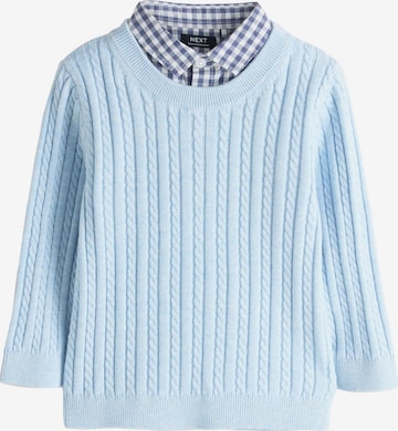 Next Neulepaita värissä sininen: etupuoli