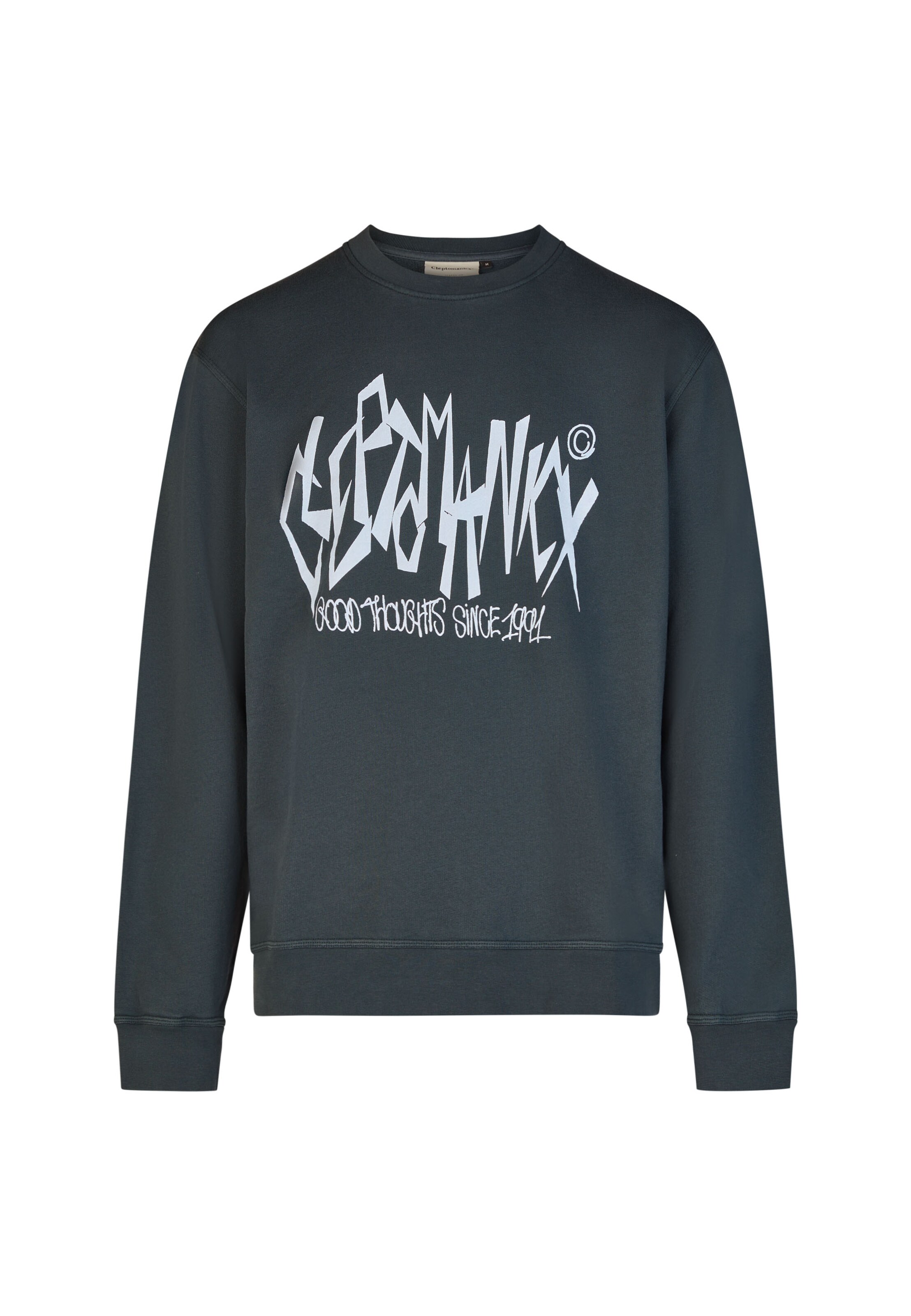 Cleptomanicx Sweatshirt in Blau: Vorderseite